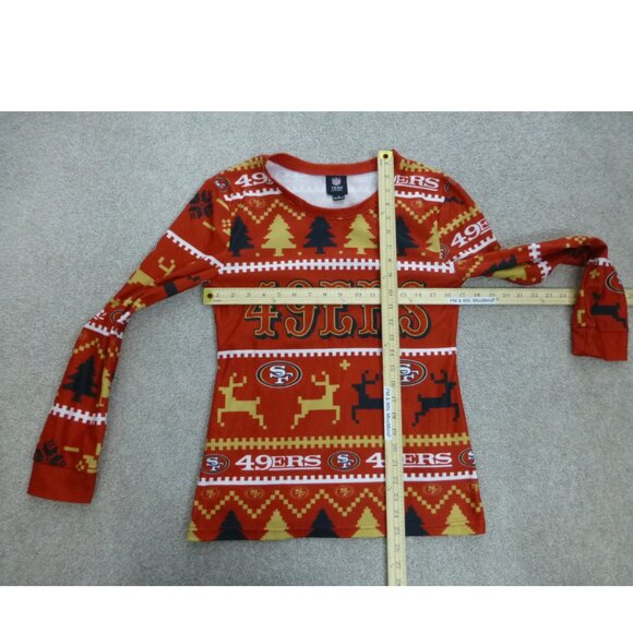 San Francisco 49ers Holiday Long Sleeve Top (Size S) - Picture 9 of 11